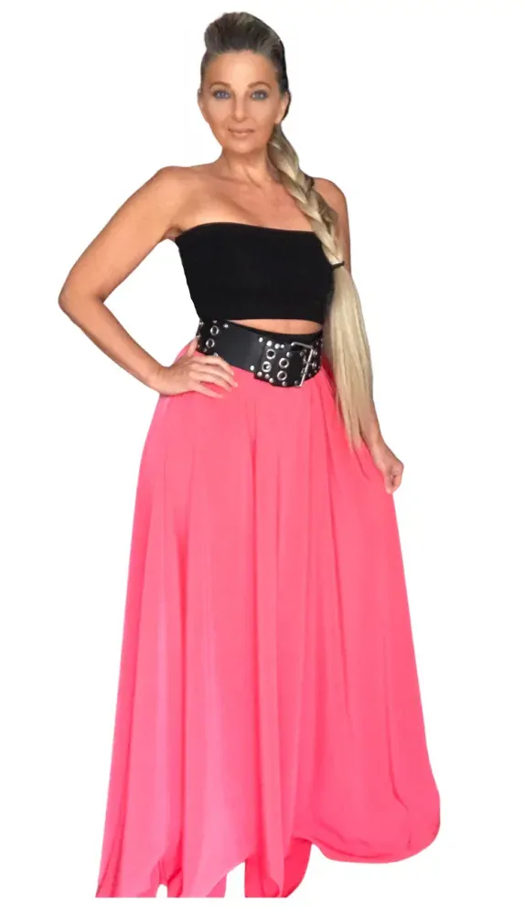 Dlouhá sukně - maxi sukně korálová BOROS SK-L-COR01